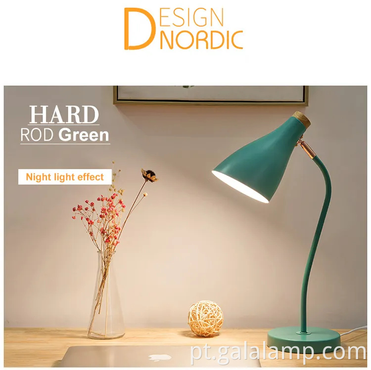 Lâmpada de mesa de proteção para os olhos LED para estudantes e profissionais